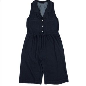 Ilana Kohn dark denim Violet jumpsuit